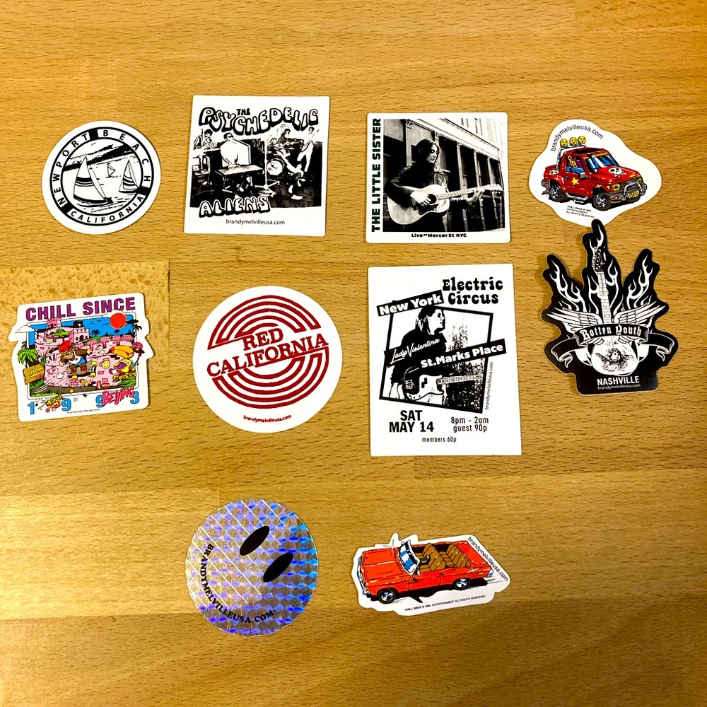BRANDY MELVILLE STICKERS